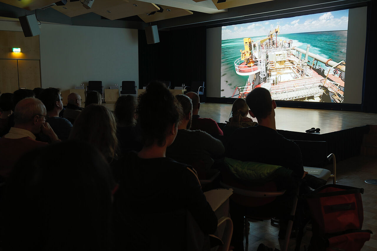 Wissenschaftskino im Januar 2017 (Foto: Andreas Schröder) Filmvorführung zum Wissenschaftskino im Januar 2017