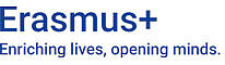 Logo von ERASMUS+ mit EU Flagge