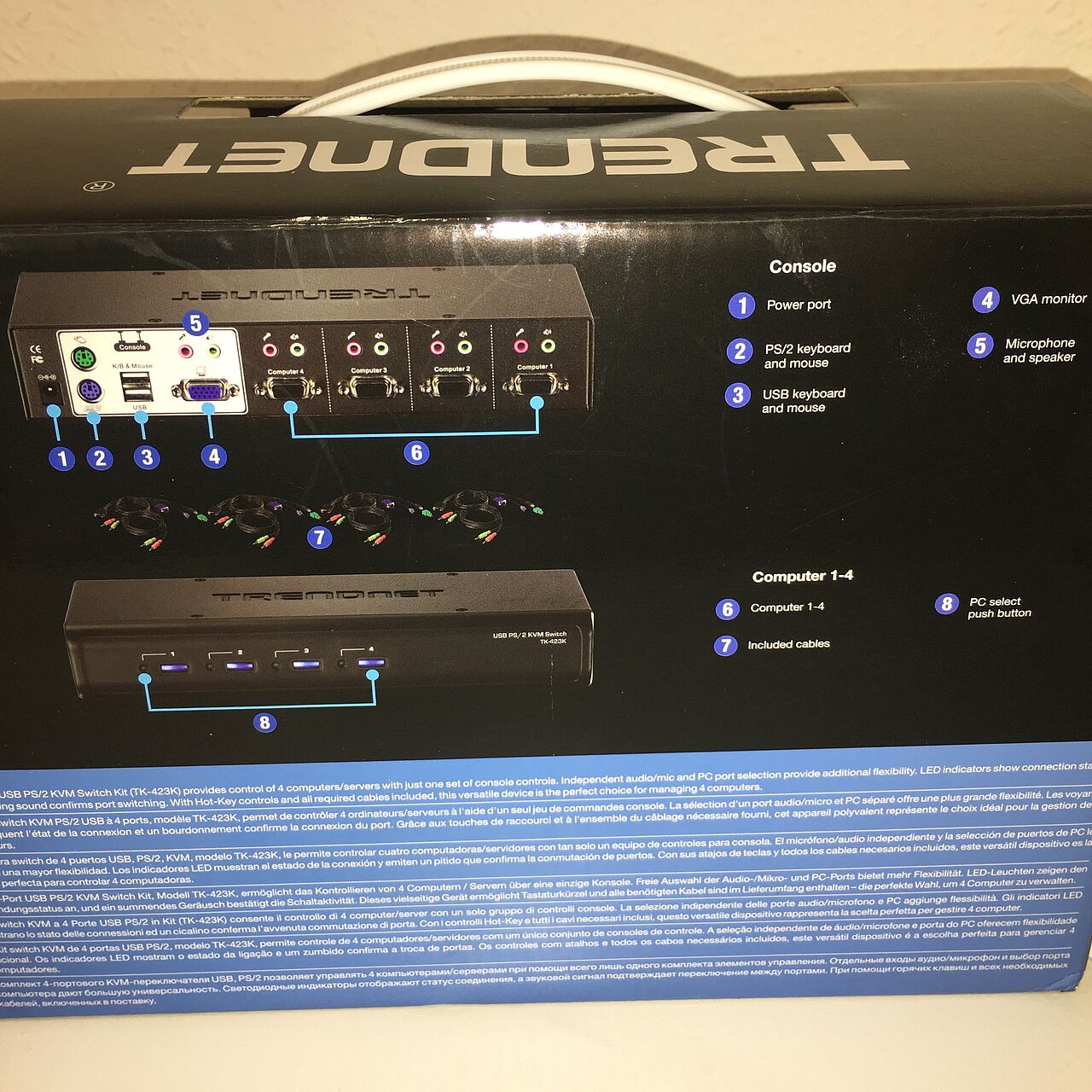 4-Port Switch Kit für Audio
