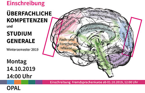 Einschreibung Studium generale / Überfachliche Kompetenzen