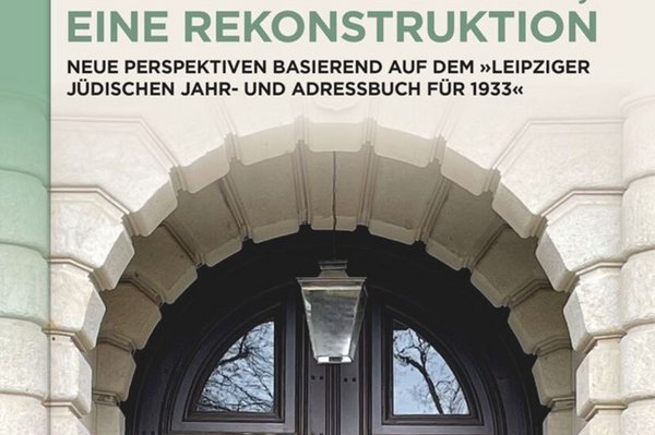 Buchcover Das Buchcover zeigt eine Eingangstür in ein Leipziger Jugendstilhaus