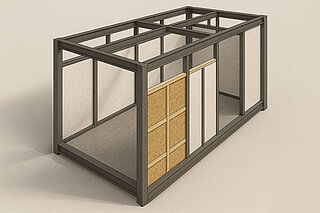 Illustration of building modules