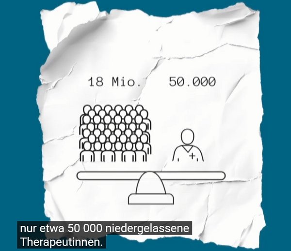 Große Nachfrage, zu wenig Angebote an Psychotherapie