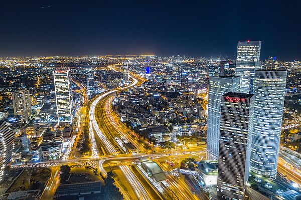 Tel Aviv bei Nacht