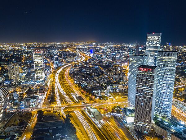Tel Aviv bei Nacht