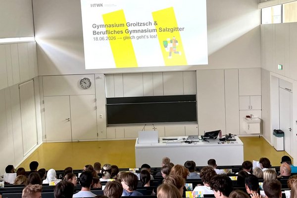 Schulveranstaltung im Hörsaal