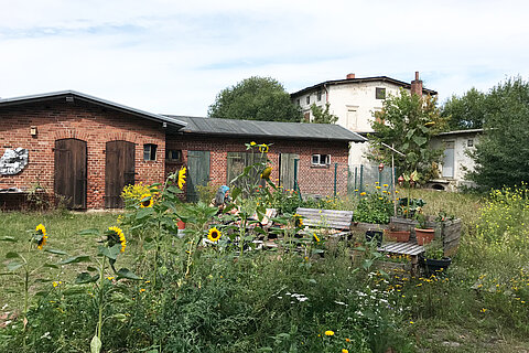 Außenbereich eines Kulturzentrums