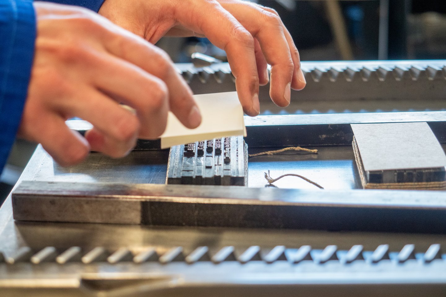 Bleisatzpraktikum Einblick in das Bleisatzpraktikum der HTWK
