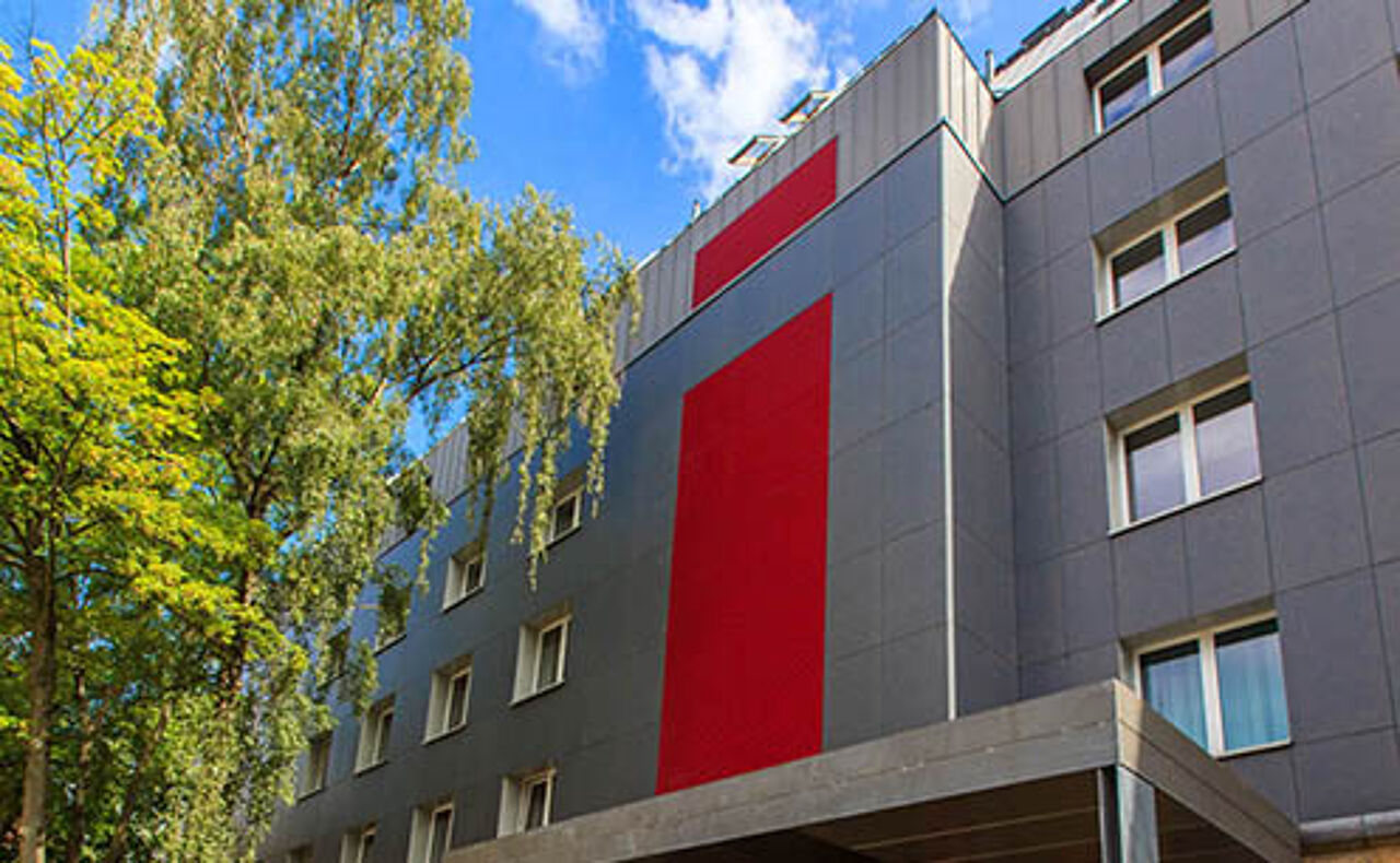 Außenansicht des Zusa-Bau.