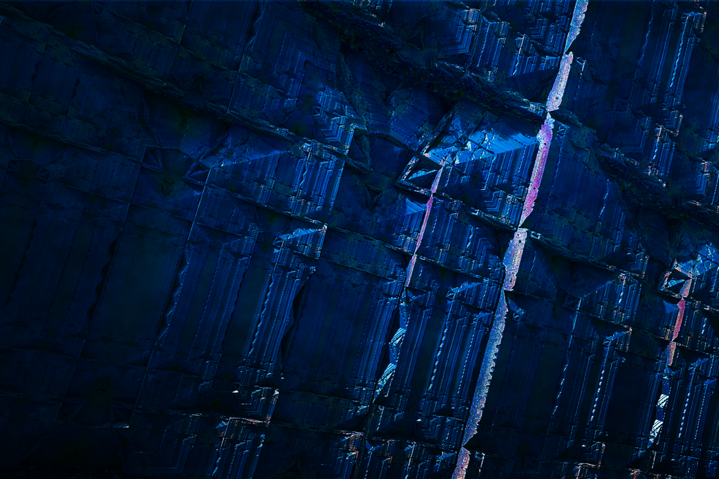 Abstrakte blaue geometrische Struktur