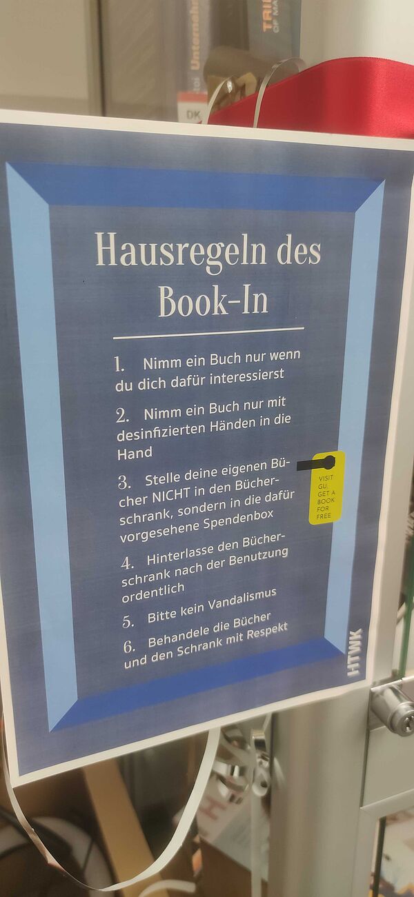 Hausregeln des Book-In