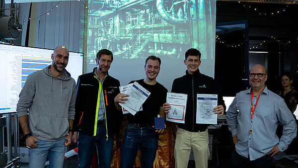 Erstplatzierten mit Urkunde