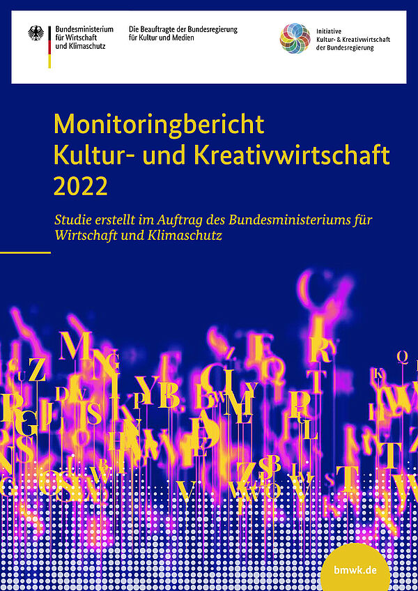 Cover Monitoringbericht Kultur- und Kreativwirtschaft 2022