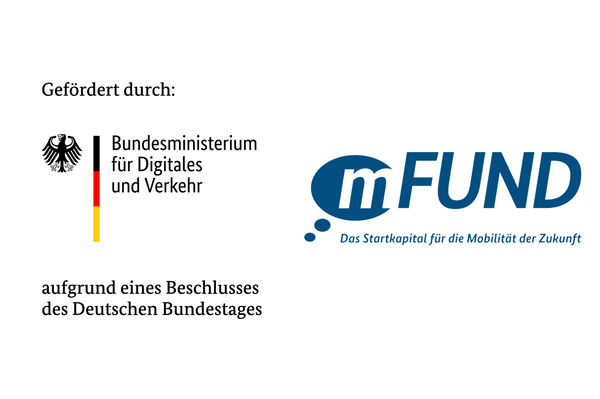 Logo Bundesministerium für Digitales und Verkehr und Innovationsinitiative mFUND