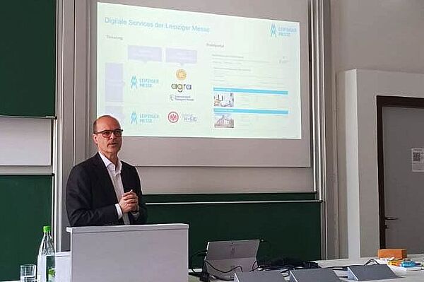 M. Geisenberger beim Gastvortrag