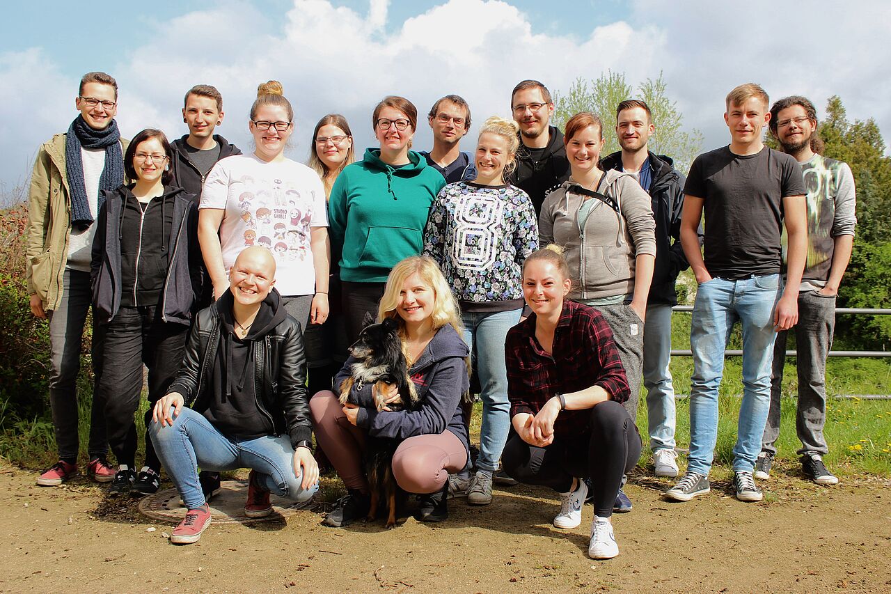 Die Teilnehmenden der StuRa-Fahrt im April 2019