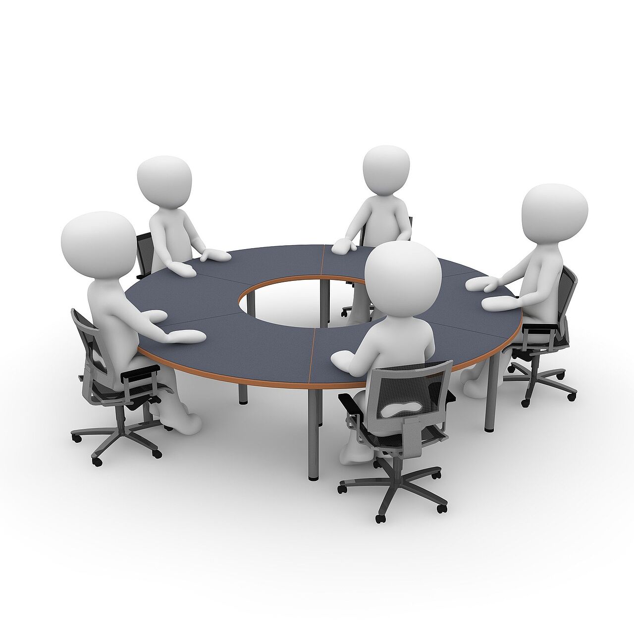 Symbolbild Personengruppe am Tisch