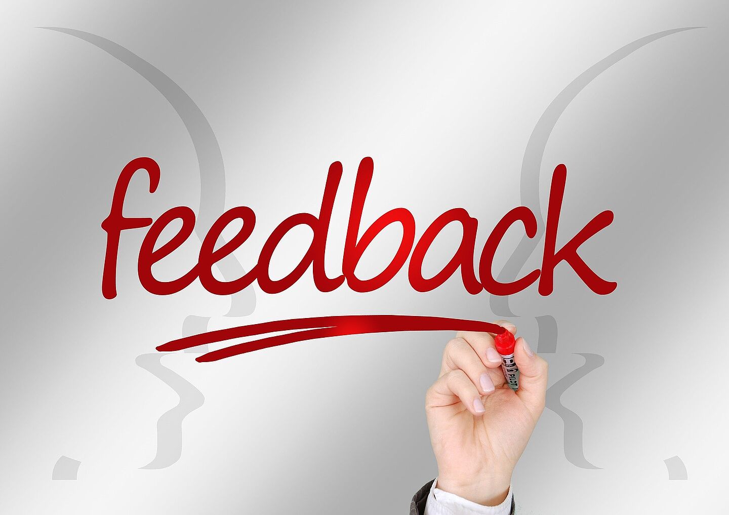Symbolbild mit der Aufschrift Feedback