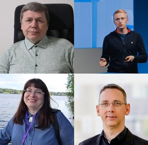 KGSWC 2025 Eine Collage aus Portraits der vier Forschenden