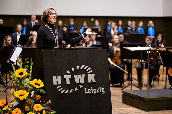 Feierliche Immatrikulation im Gewandhaus