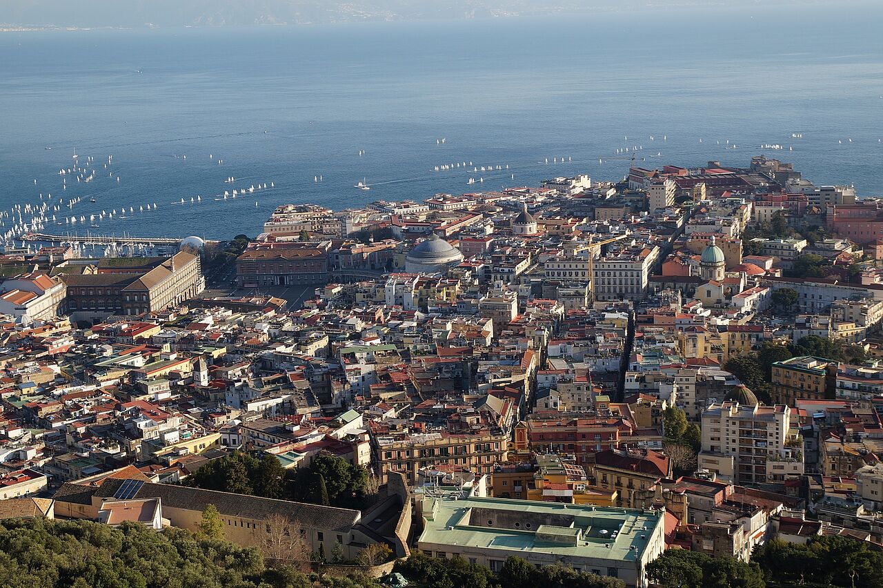 Luftbildaufnahme Neapel
