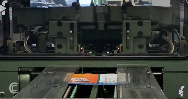 Der Druck der letzten "Leipziger Lerche" in der HTWK-Hausdruckerei. 