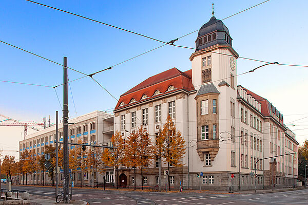 Geutebrück-Bau. (Foto: Swen Reichhold/HTWK Leipzig)