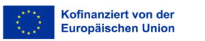 Zwei Logos: Logo Kofinanziert von der Europäischen Union und Logo Freistaat Sachsen