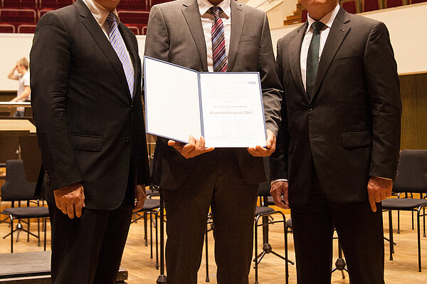 Preisverleihung des Dissertationspreises 2015