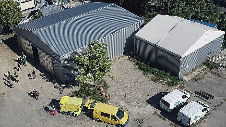 Außenansicht des Reallabors GeoTechnikum