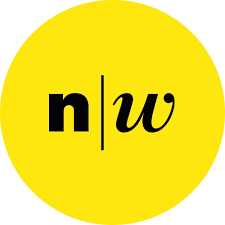 Logo FHNW - Buchstaben n w auf gelbem Untergrund