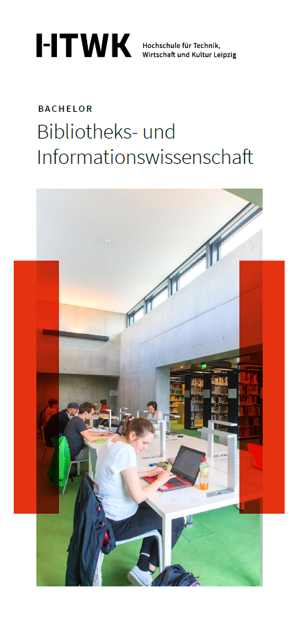 Vorschaubild Studiengangsflyer Bibliotheks- und  Informationswissenschaft Bachelor 