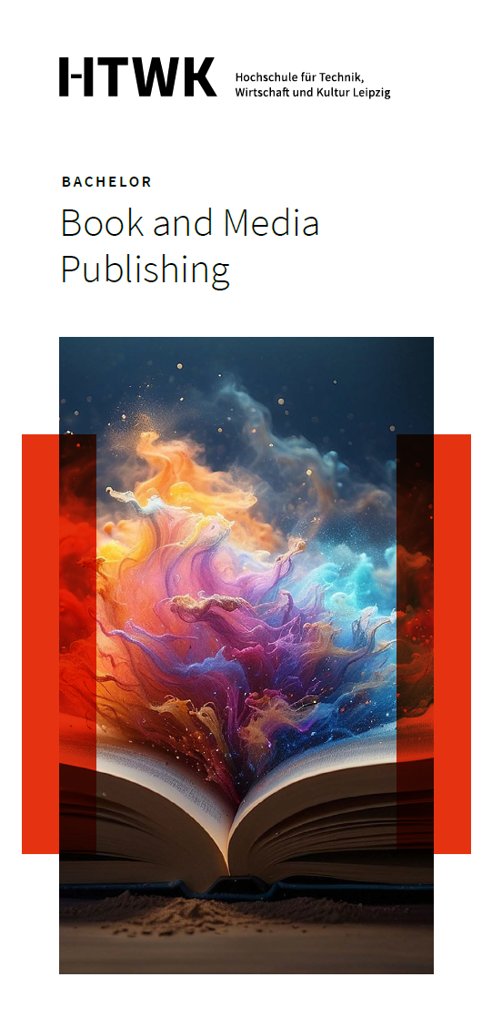 Titelseite des Studiengangsflyers Book and Media Publishing Bachelor (c) Pixabay|1tamara2