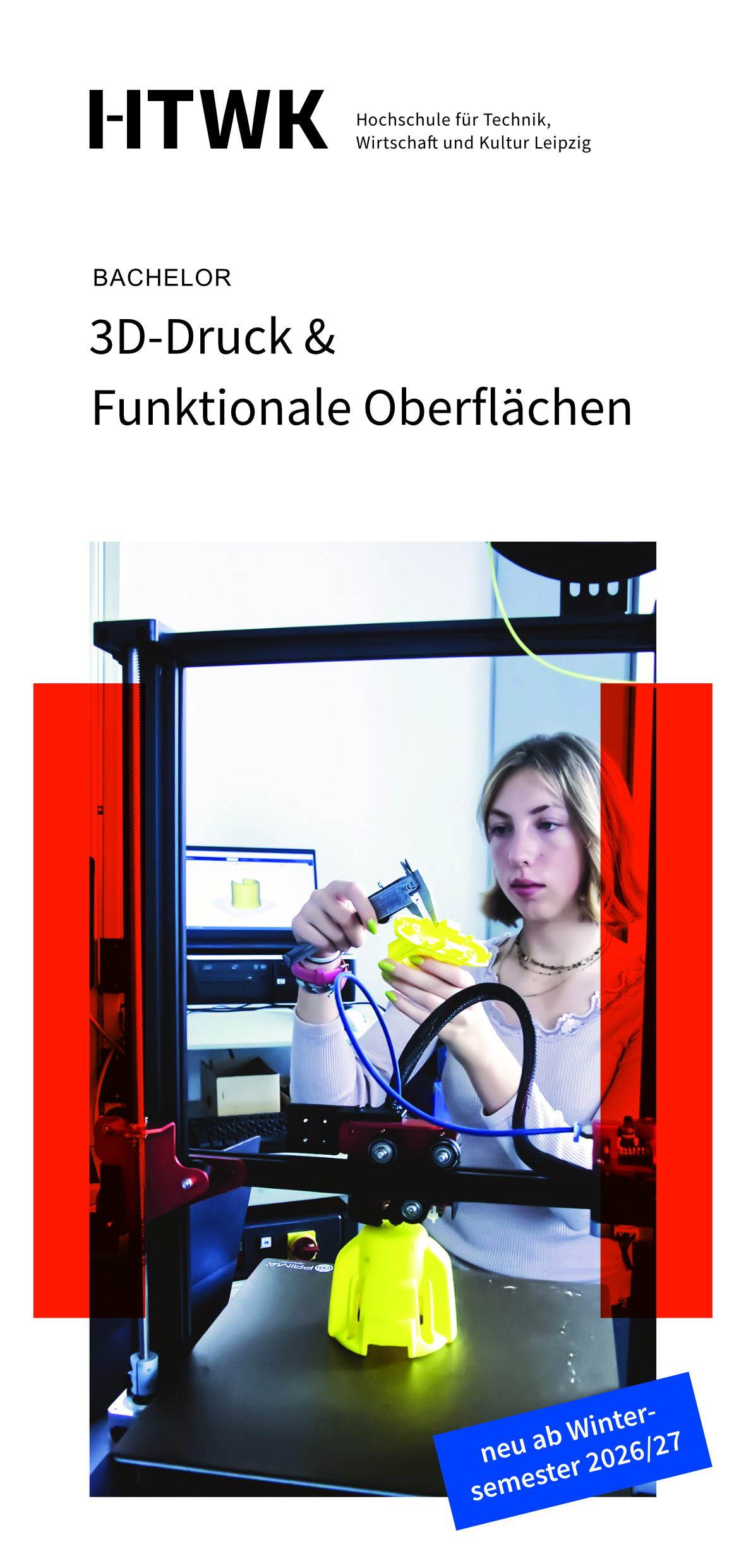 Studiengangsflyer 3D-Druck & Funktionale Oberflächen (PDF)