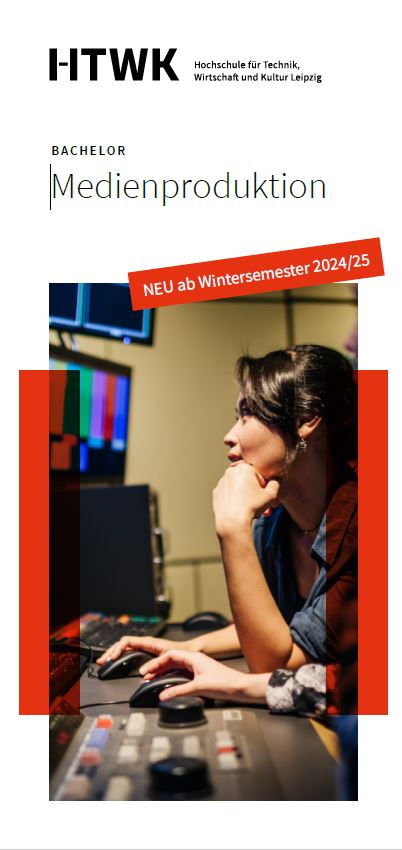 Vorschaubild Studiengangsflyer Medienproduktion Bachelor