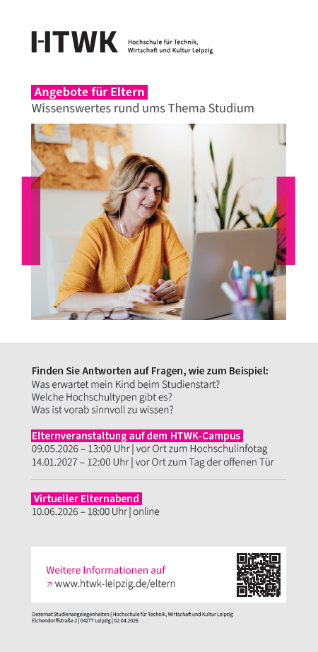 Flyer mit Terminen und möglichen Fragen, die sich Eltern stellen könnten öffnen (PDF)
