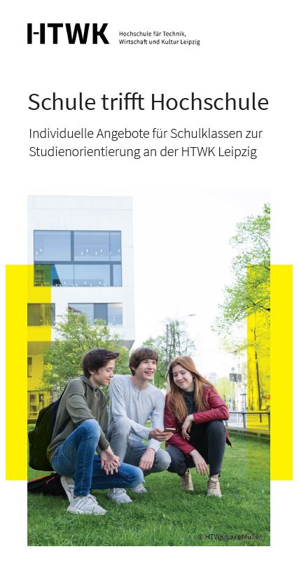 Flyer "Schule trifft Hochschule" Studienorientierungsangebote als PDF