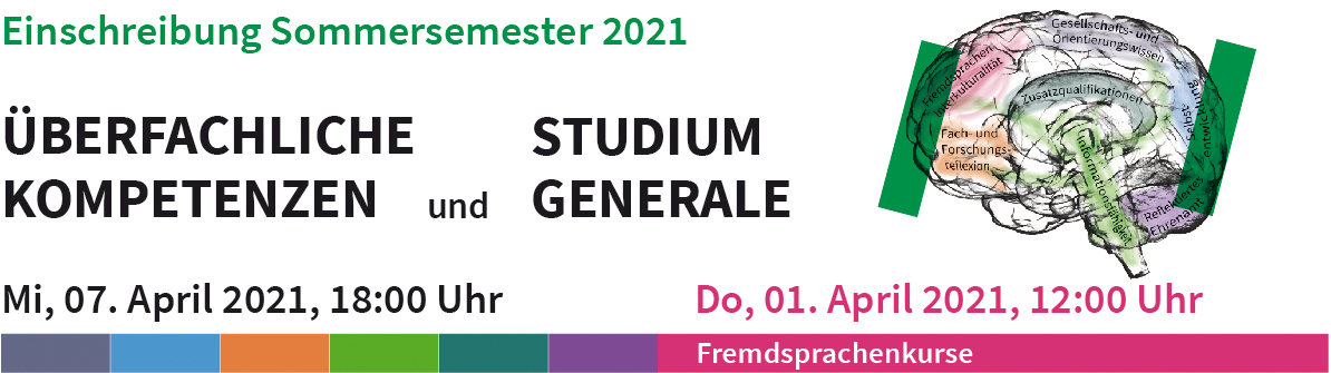 Hinweis Einschreibung Sommersemester 2021