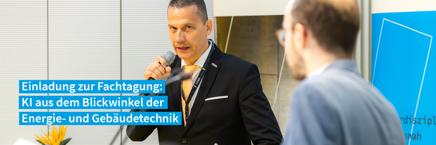 Prof. Dr.-Ing. Gero Guzek auf der Fachtagung Energie- & Gebäudetechnik | © Swen Reichhold